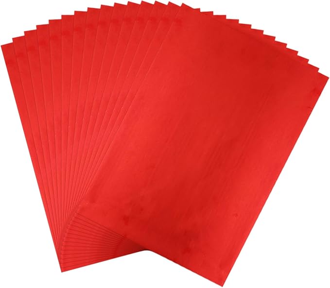 Briartw 20x29cm Hot Foil Paper 50 Sheets Pack Toner Reactive Foil Hot Stamping by Briartw