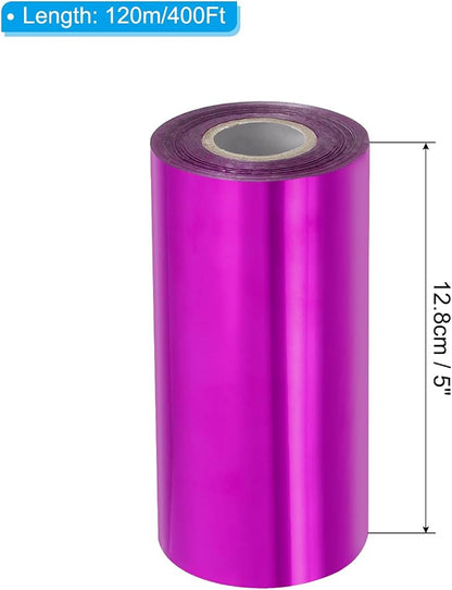 PATIKIL 5"x400Ft Hot Stamping Foil Paper, Heat Transfer Hot Stamping Paper Foil - Image 2