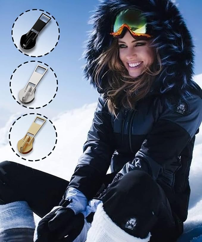 Zipper Repair Kit, Upgraded Zipper Replacement Slider Kit, Include Zipper Pull - Image 5