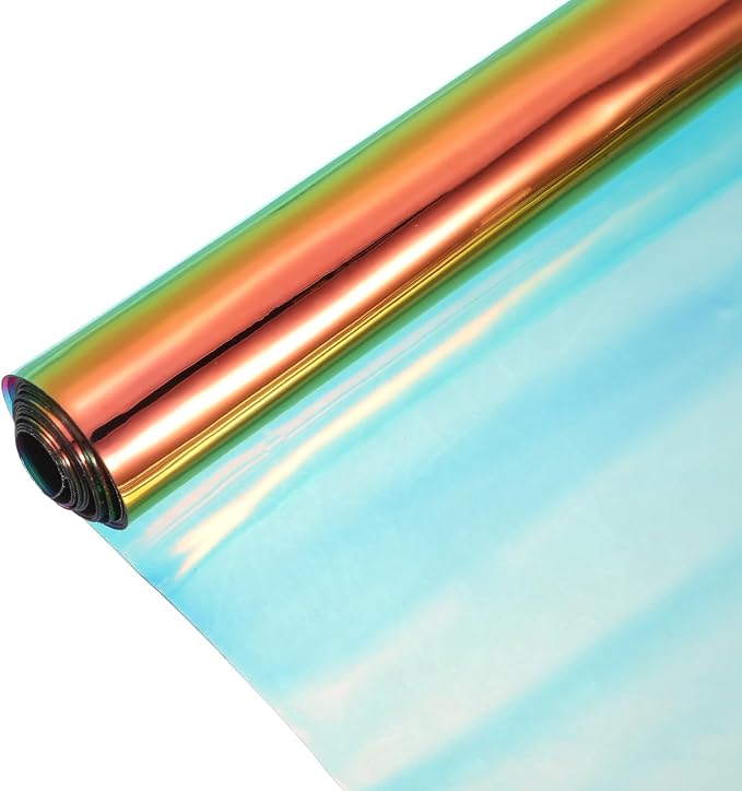MECCANIXITY Holographic Clear PVC Vinyl Film Holographic PVC Fabric Waterproof by MECCANIXITY