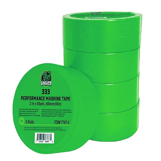 LAUCO DINOGREN High Performance Automotive Masking Tape – 2 Inch x 60 Yards – by LAUCO