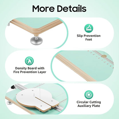Tabletop Hot Wire Foam Cutter - 72W Portable & Lightweight Machine - Image 7