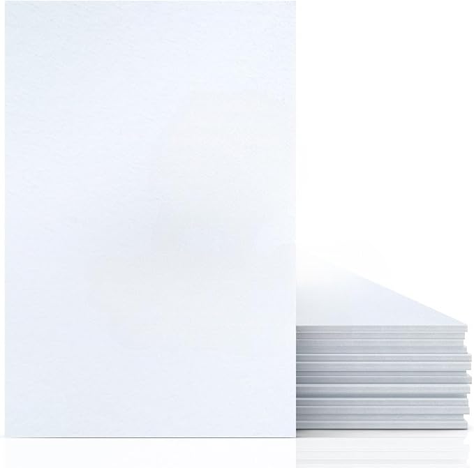 15 Pack Foam Board | White Foam Board 1/8 Inch Thick White Core Mat | Backing - Image 7