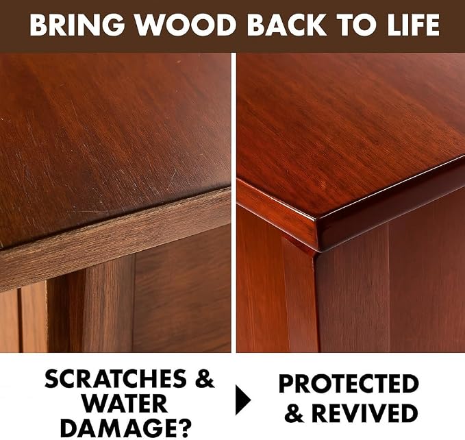 Trade Secret Crystal Clear Pro Finish, Furniture Repair Touch Up Coat, Wood - Image 3