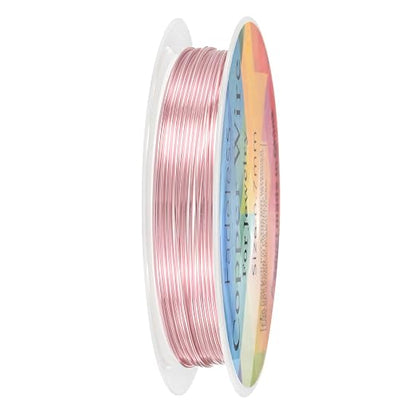 0.7 mm/21 Gauge Copper Wire for Jewelry Making, 10.2FT Copper Beading Craft by MMETERXITY