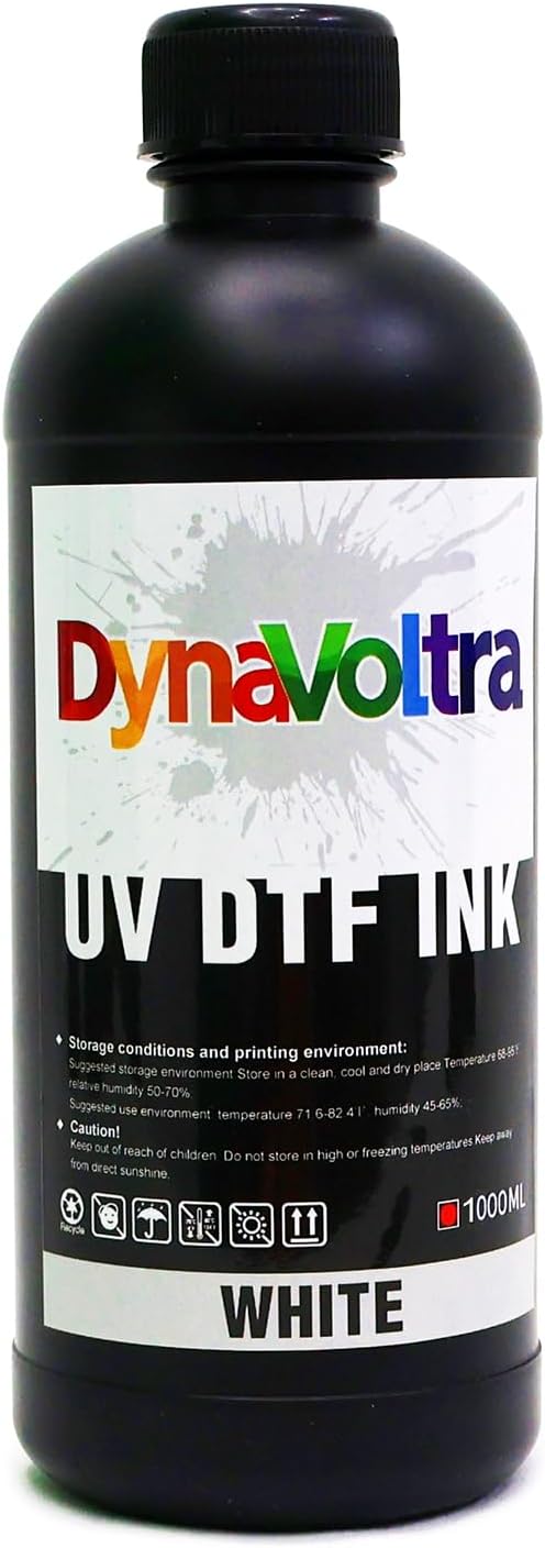 1000ML White UV DTF Ink for UV DTF Printer – Compatible by Unknown