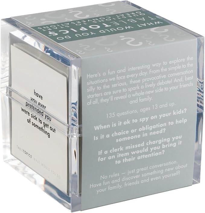 TableTopics What Would You Do Question Card Game - Image 4