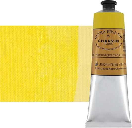 Charvin Extra Fine Oil Paint, Intense Lemon Yellow 150 ml by Unknown