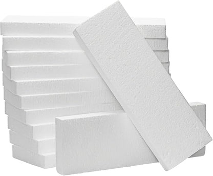 Juvale Foam Rectangle Blocks for Crafts - 12 in x 4 in x 1 in by Juvale
