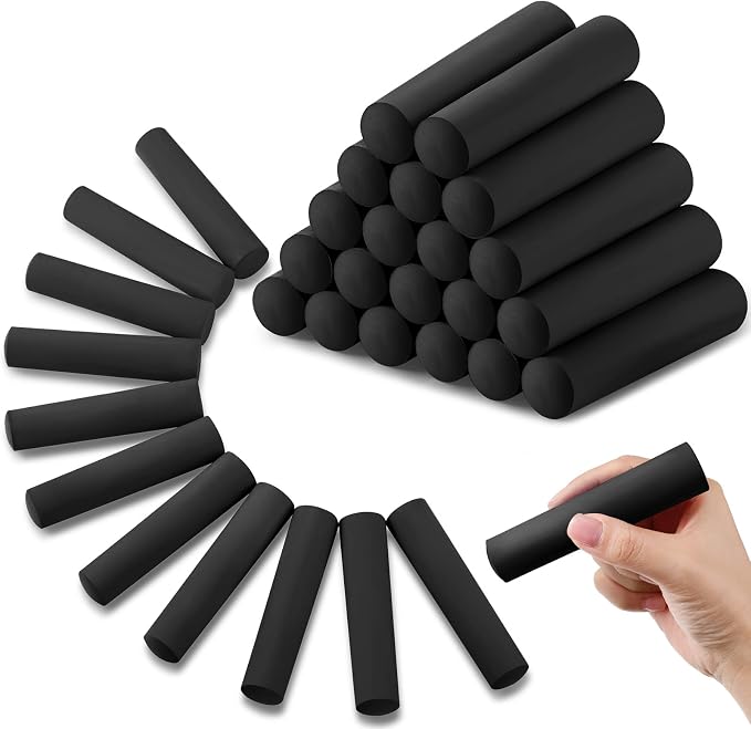 Fulmoon 40 Pcs Jumbo Sidewalk Chalk by Fulmoon