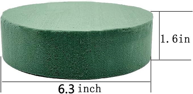 5 Pcs Floral Foam, Dry Wet Floral Foam Bricks Round - Image 2