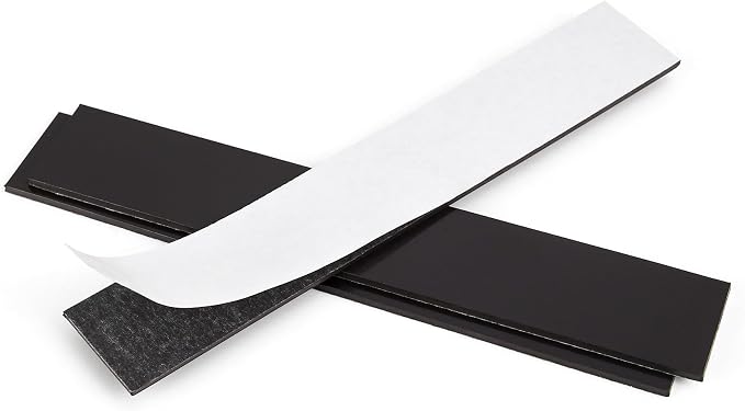 Rammos Magnetic Strips with Adhesive Backing 6 Pack Extra Strong and Heavy Duty by Rammos
