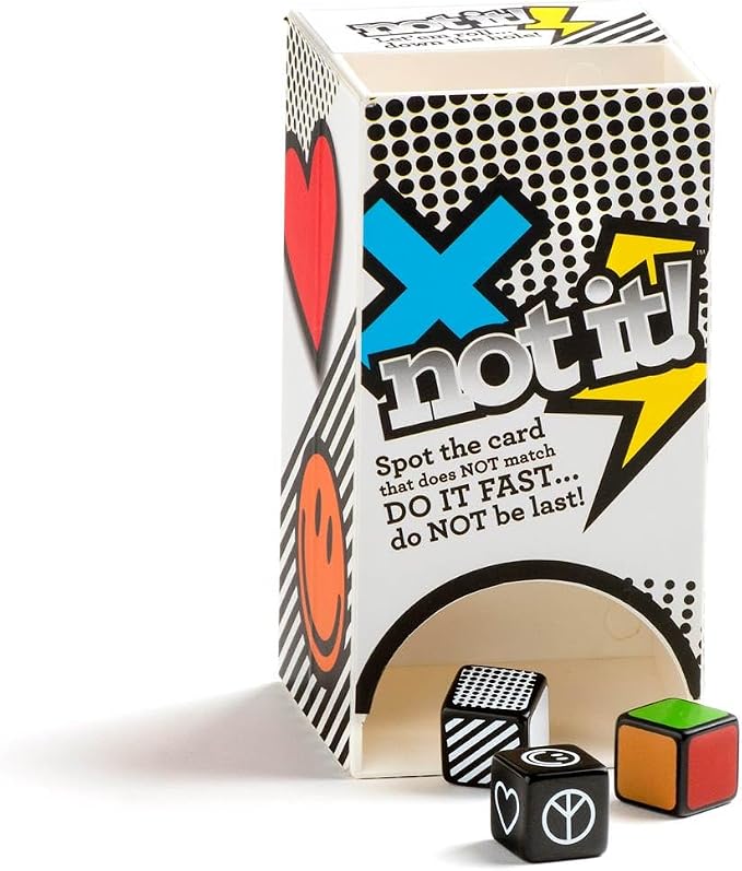 Not It! Dice Tower: Roll The Dice, Dodge The Match, Exciting Family Game Night by TheGoodGameCompany