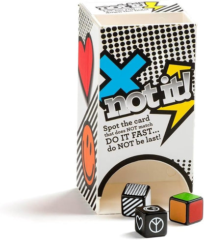 Not It! Dice Tower: Roll The Dice, Dodge The Match, Exciting Family Game Night by TheGoodGameCompany