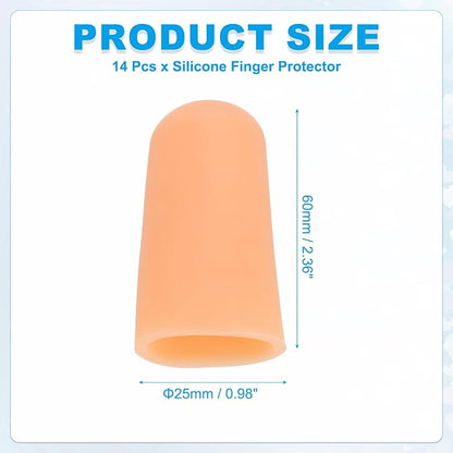 PATIKIL Gel Finger Cots 2"x0.79" - Image 2