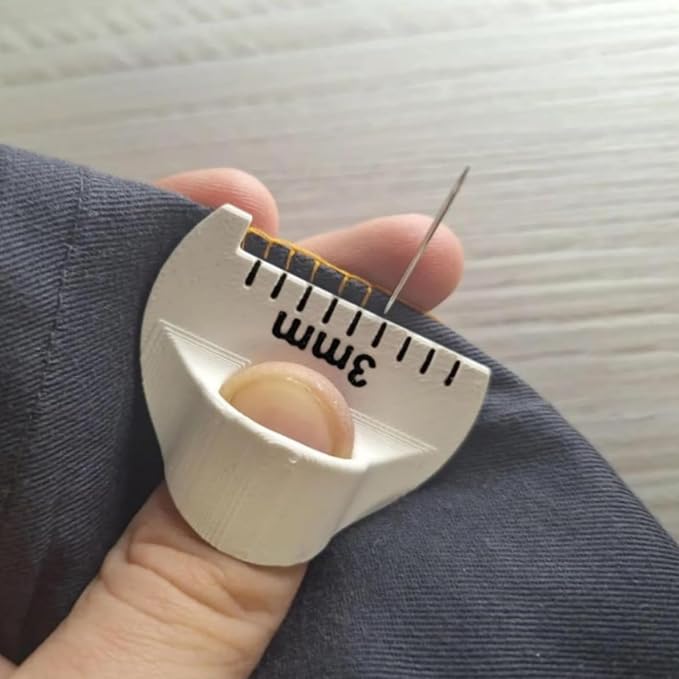 Sewing Finger Ruler for Even Stitches, Magnetic Seam Guide Sewing Kit Supplies - Image 5