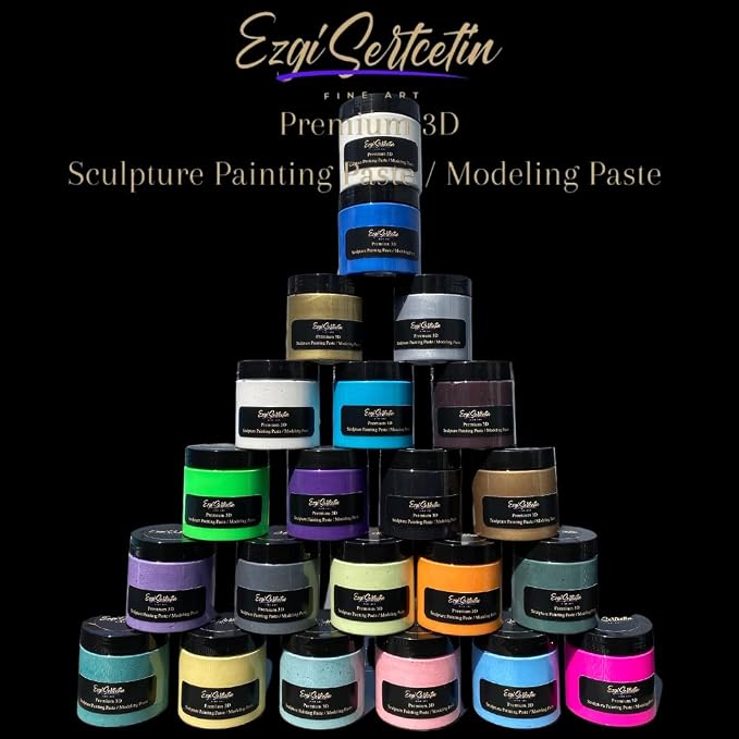 3D Sculpture Painting Paste|Texture Paste|Decorative Plaster|Ready to - Image 4