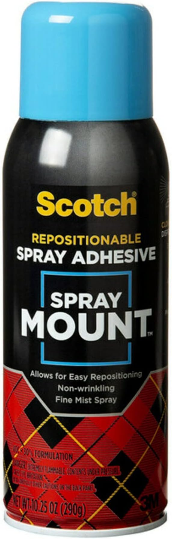 Scotch Spray Mount Repositionable Adhesive, 10.25 oz – Removable/Restickable by ScotchBrand
