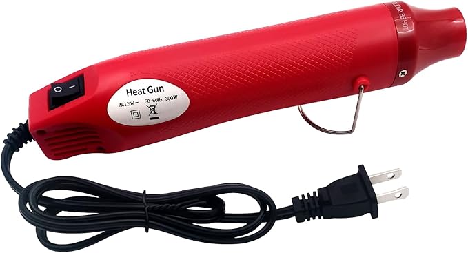 Heat Gun, Mini Hot Air Gun for DIY Crafts Portable Heat Air Gun Tool for by QYQRQF
