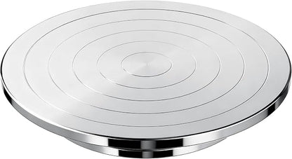 Kartols 12 Inch Sculpting Wheel, Double-Sided Pottery Turnable Wheel Aluminium by Kartols