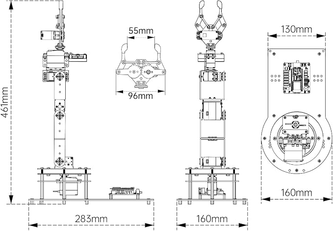 Robotic Arm Kit 6DOF Programming Robot Arm - Image 9