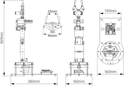 Robotic Arm Kit 6DOF Programming Robot Arm - Image 9
