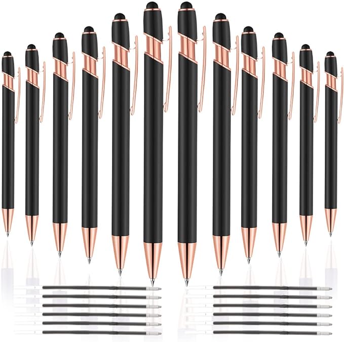12 PCS 2 in 1 Stylus Ballpoint Pen by FIRCRE