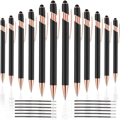12 PCS 2 in 1 Stylus Ballpoint Pen by FIRCRE