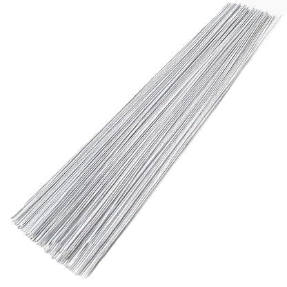 HAHIYO 18Gauge White Paper-Wrapped Metal Floral Wire 14 Inches, 70 Pack by HAHIYO