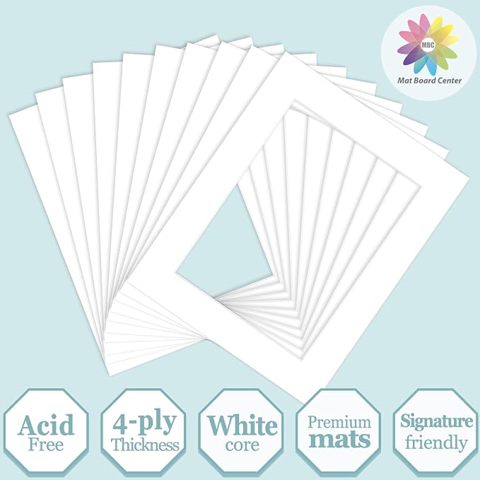 MBC Mat Board Center, 10 Pack 8x10 - Image 2
