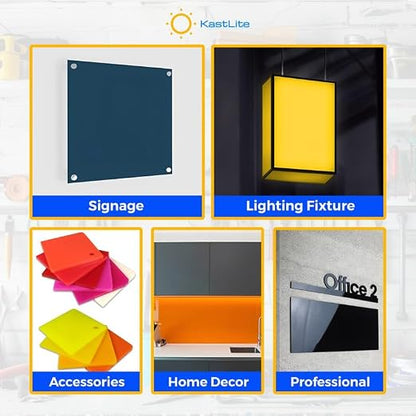 KastLite Colored Acrylic Sheets Nominal 18" x 18" - Image 8