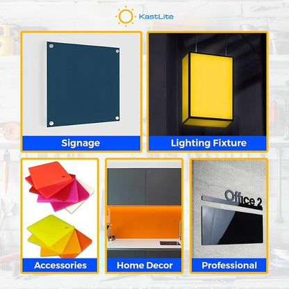 KastLite Colored Acrylic Sheets Nominal 12" x 18" - Image 8