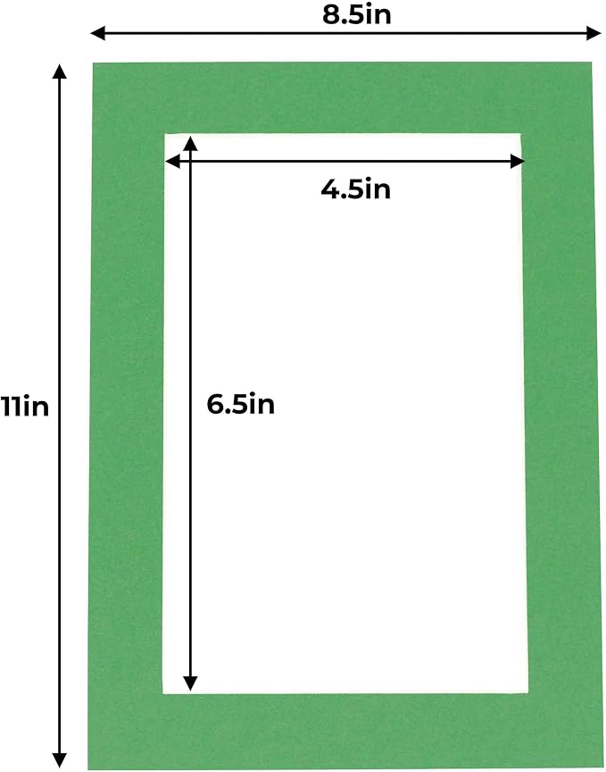 5x7 Mat for 8.5x11 Frame - Image 3
