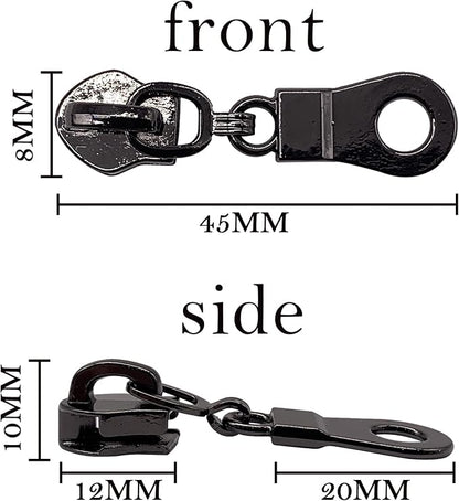 Sawoake 50PCS #5 Black Metal Handle - Image 3