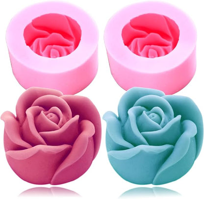 3D Rose Silicone Molds, Bloom Flower Silicone Fondant Mold by Wehous