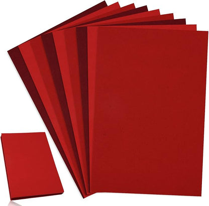 Whaline 18Pcs Felt Fabric Sheets Soft Thick Assorted Red Craft Felt Pack by Whaline