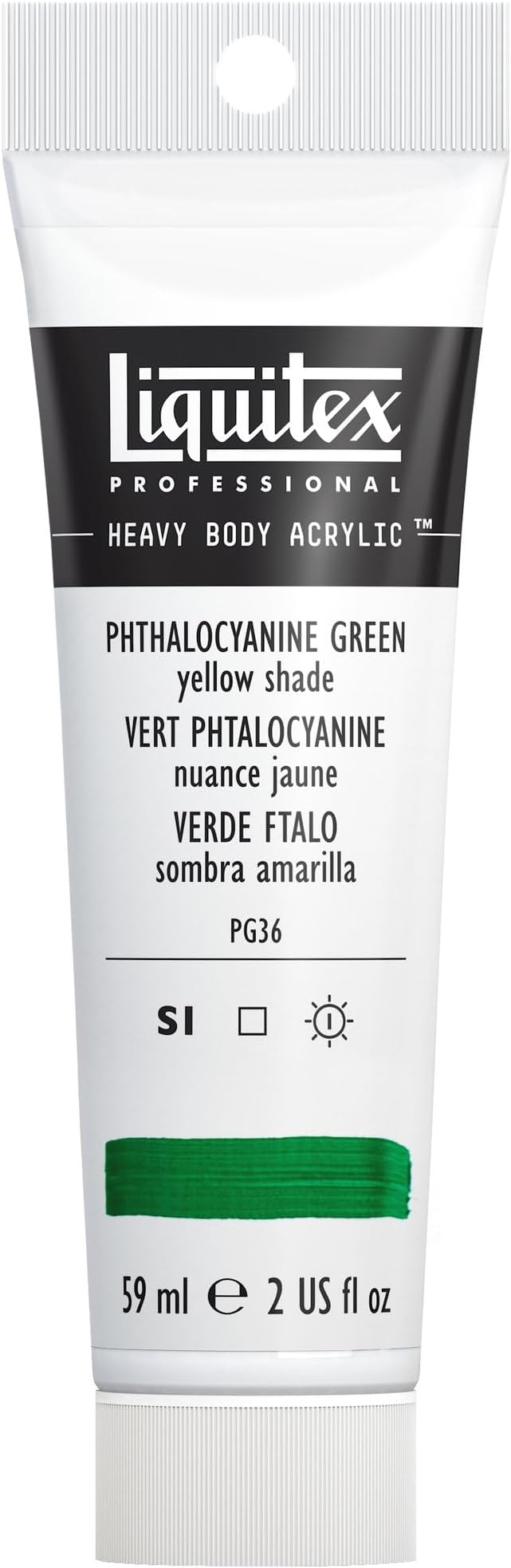 Liquitex Professional Heavy Body Acrylic Paint, 2-oz Tube, Phthalocyanine Green by Liquitex