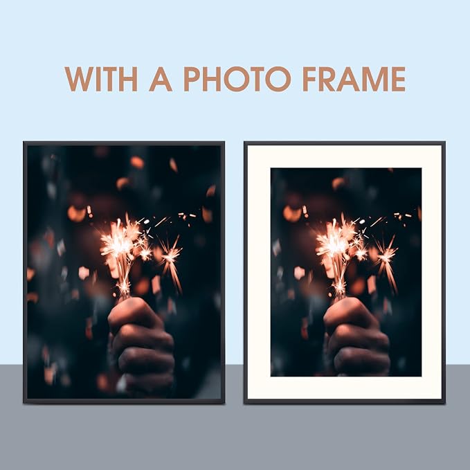 HOTUO 10 Pack Acid Free Ivory Picture Frame Mats, Pre-Cut 11x14 Picture Mats - Image 5