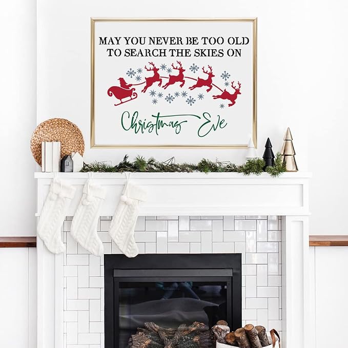 Christmas Stencils for Painting on Wood 12inch Large Christmas Stencil Xmas - Image 4