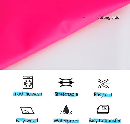 guangyintong Glow in The Dark Heat Transfer Vinyl HTV Rolls, PU Elastic HTV - Image 5
