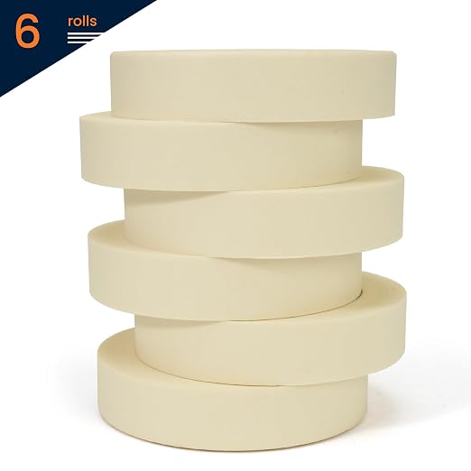 TAPEBEAR General Purpose Masking Tape 1 Inch x 60 Yards, DIY Arts Crafts - Image 7