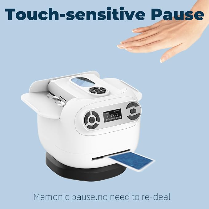 2025 Automatic Card Shuffler and Dealer Machine, 2-in-1 360°Rotating Card - Image 4