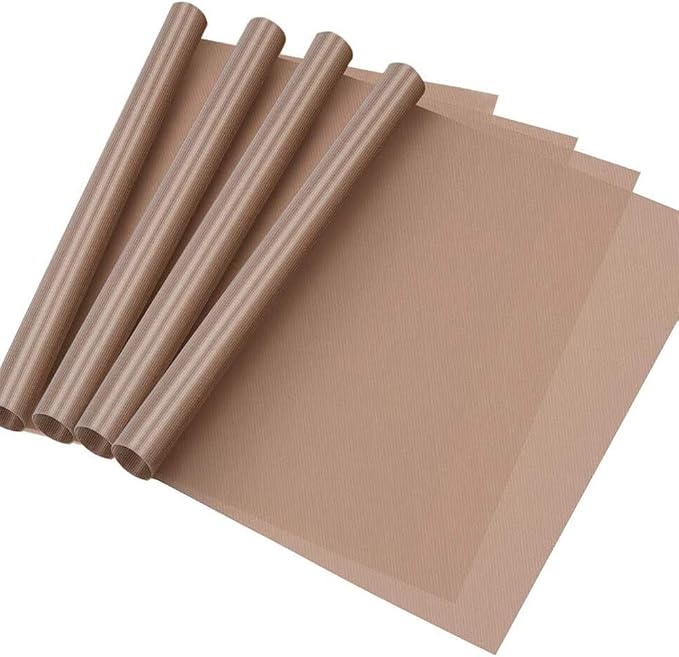 Selizo 4 Pack Teflon Sheet for Heat Press, Non-Stick Craft Mat, Teflon Heat by selizo
