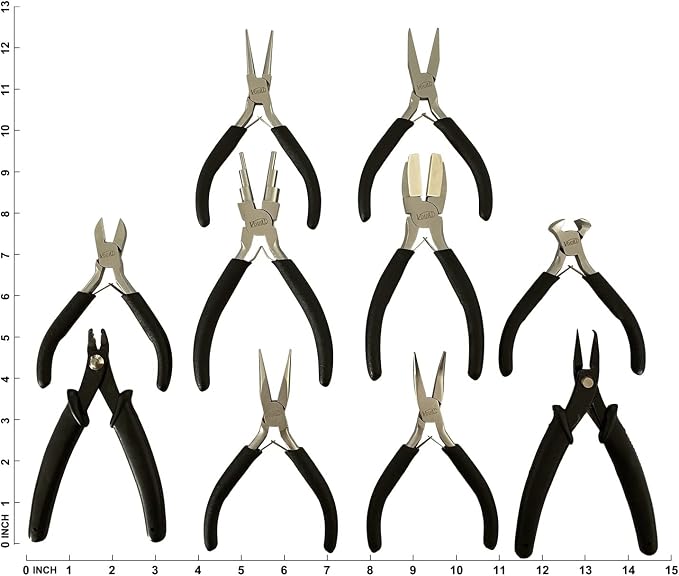10-Piece Jewelry Pliers Set Jewelry Making Tools - Image 2