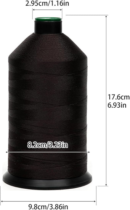 Extra Strong Bonded Nylon Thread #69 Tex70 – 16 OZ, Versatile Stitching Solution - Image 2