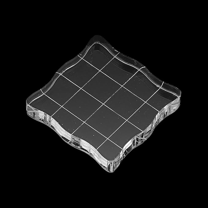 PATIKIL 1.6"x1.6" Acrylic Stamp Block - Image 5