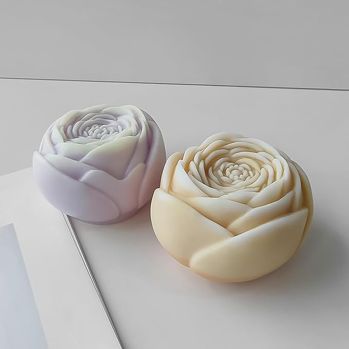 Rose Ball 3D Round Flower Peony Resin Casting Molds - Image 6
