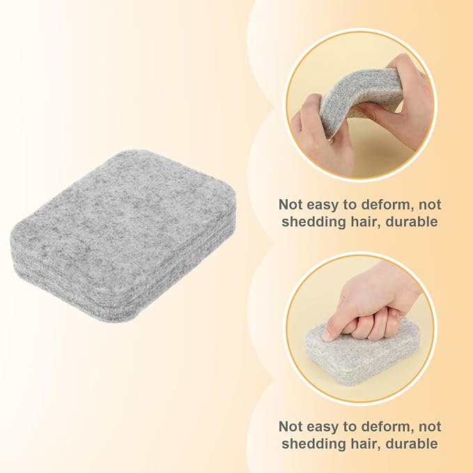 Natural Wool Needled Felting Pad Needle Felting Mat 4.6 * 3.4'' Needle Felting - Image 5
