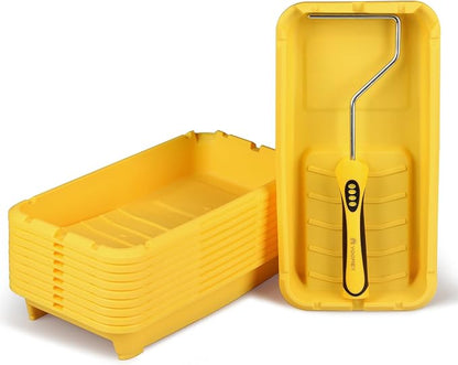 VOOMEY Paint Tray 4 inch, Paint Tray Liner, Paint Roller Tray by VOOMEY