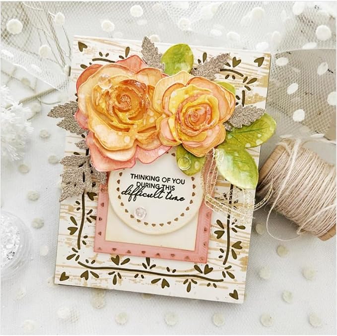 Mvchifay Cutting Dies for Card Making Metal Die-Cuts Scrapbooking Tool Hollow - Image 5